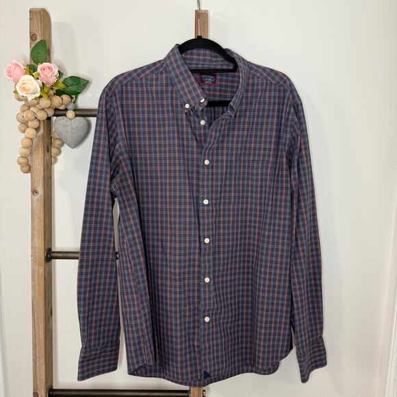 Untuckit Mens Long Sleeve‎ Button Down Dress Shirt Size X Large - Picture 1 of 7